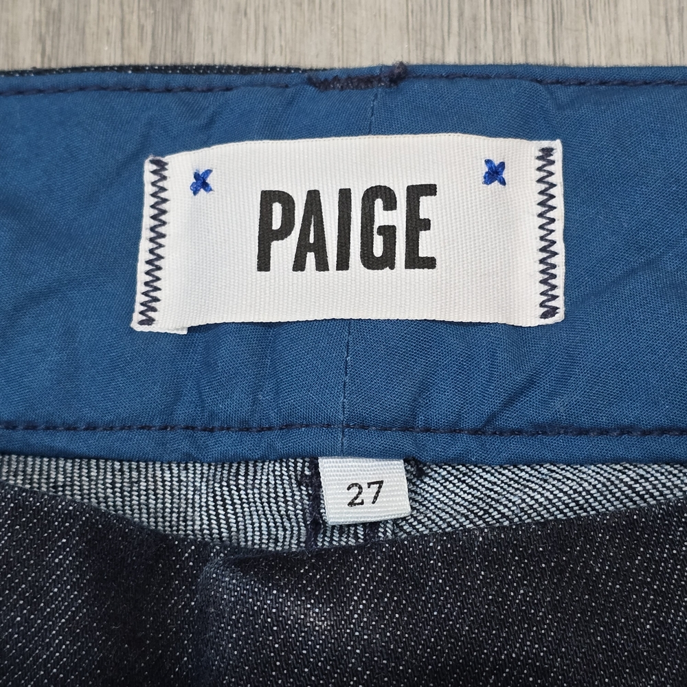PAIGE Dark Indigo Flare Jeans - Picture 9 of 9